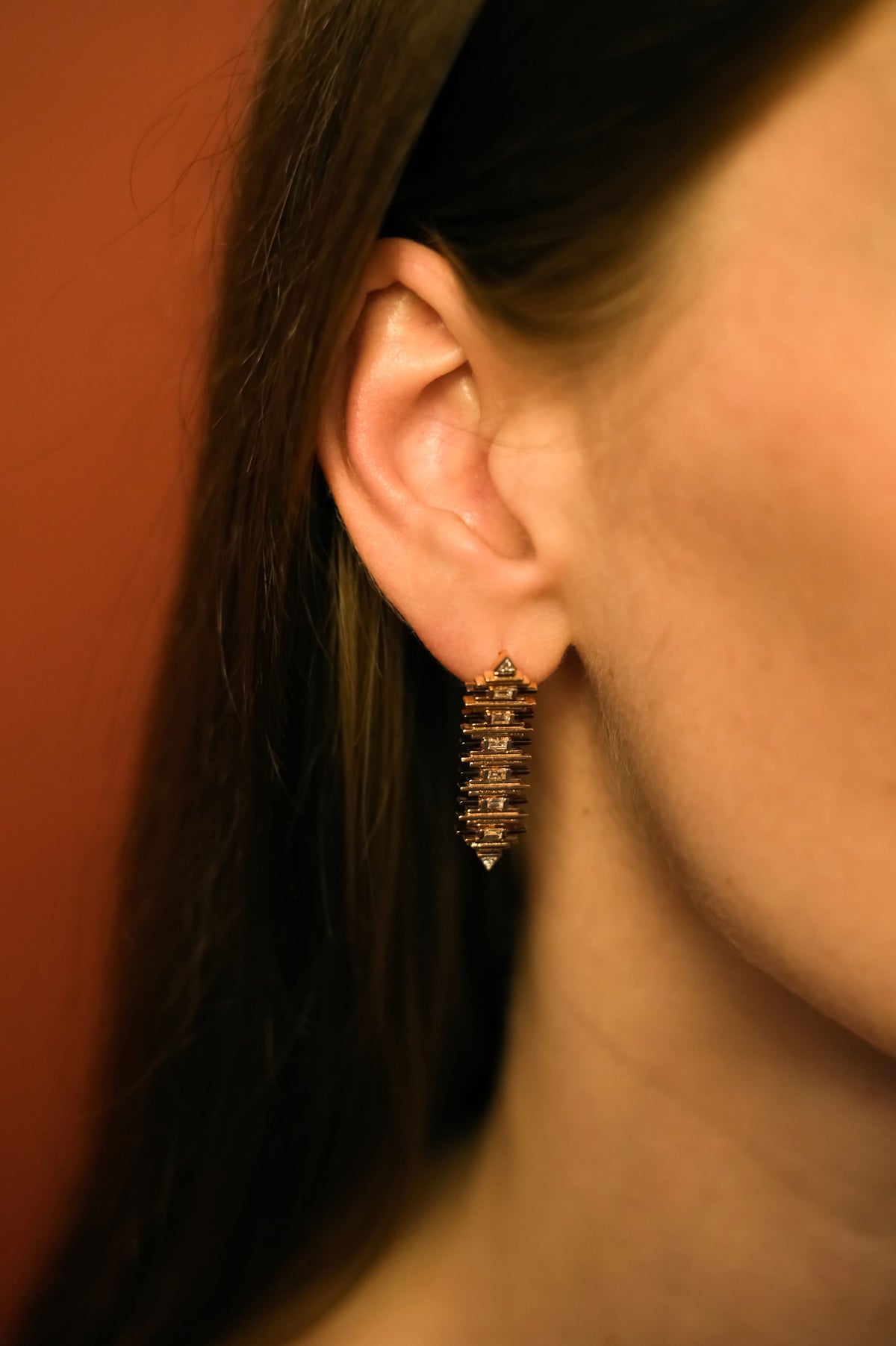 Bar Stud Earrings