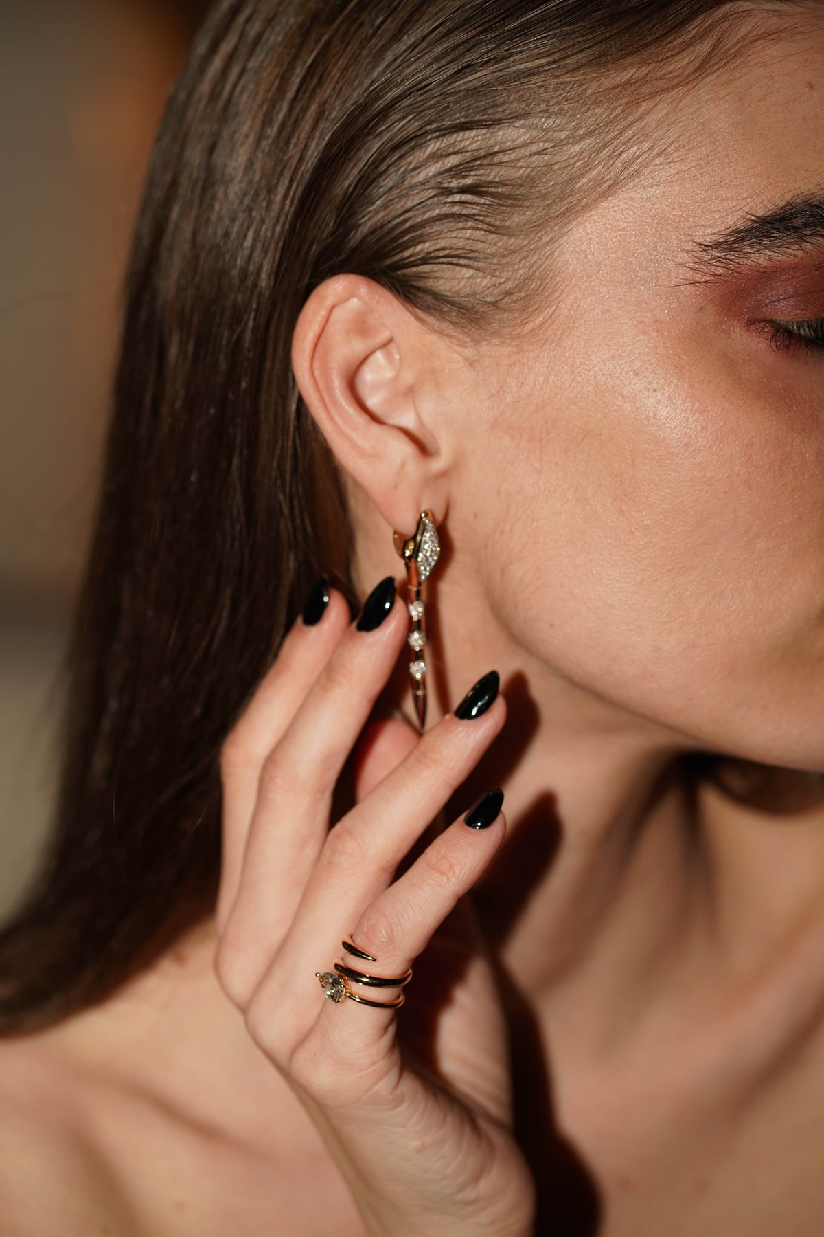 Eve Earrings Snake